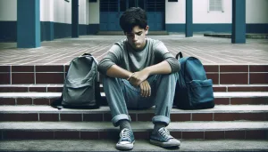 νεανική βία - εικόνα εξωφύλλου